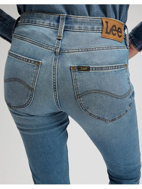 Lee Lee Jeansy ELLY Niebieski Slim Fit