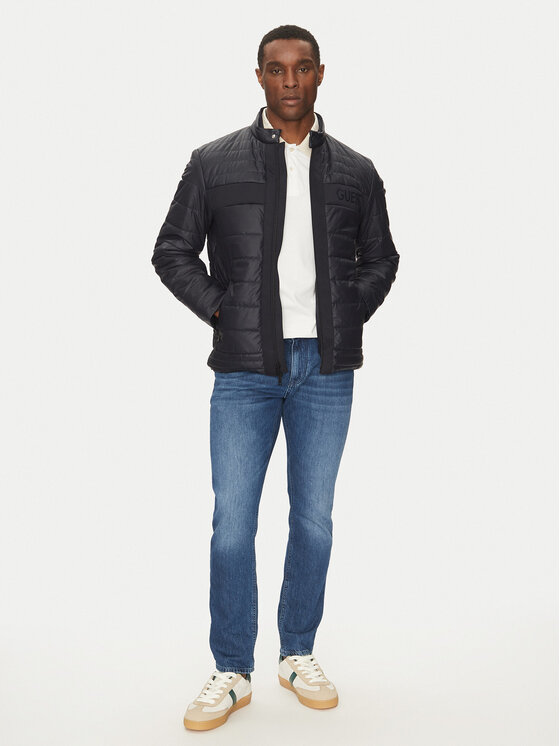 Guess Guess Kevad-sügis jope M4YL16 WFHD0 Tumesinine Regular Fit