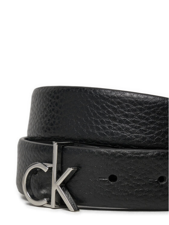Calvin Klein Calvin Klein Dámsky opasok Ck Logo Buckle Belt 3.0_Pbl K60K613073 Čierna