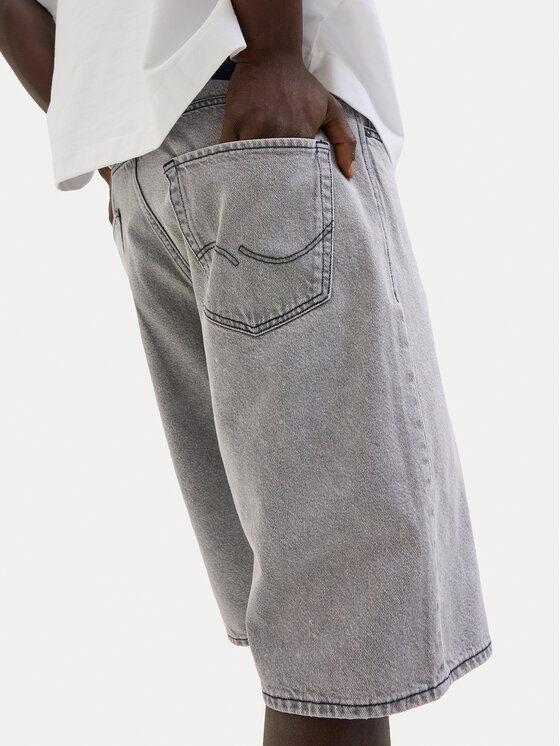 Jack & Jones Jack & Jones Džínsové šortky Ron 12278463 Sivá Regular Fit