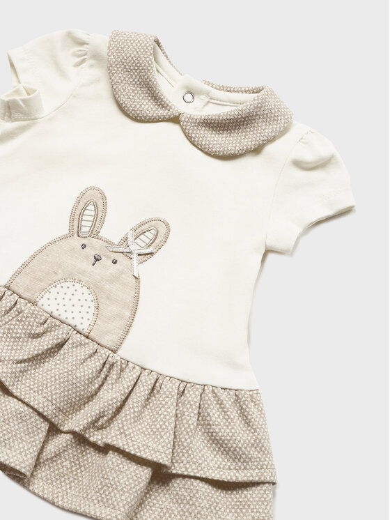 Mayoral Mayoral Kleid für den Alltag 1801 Beige