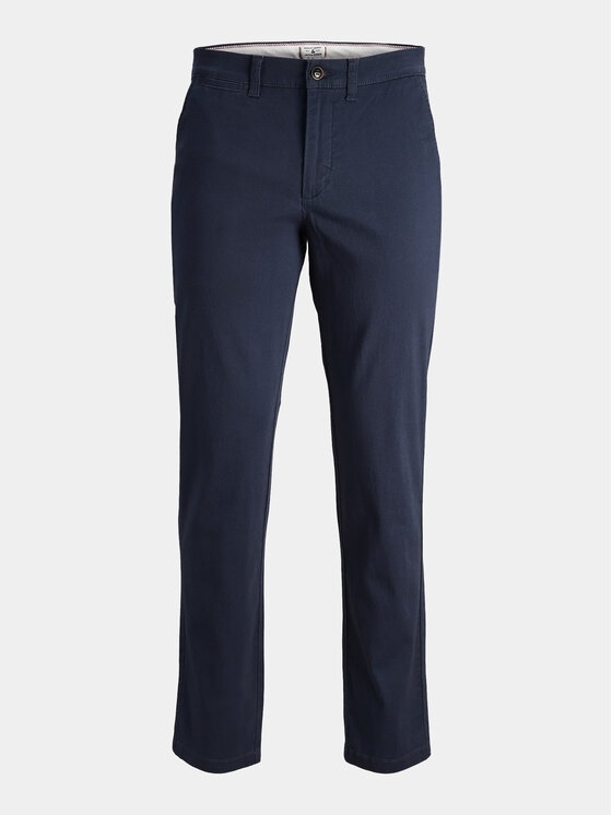 Jack & Jones Jack & Jones Chinosy Dave 12212930 Granatowy Regular Fit