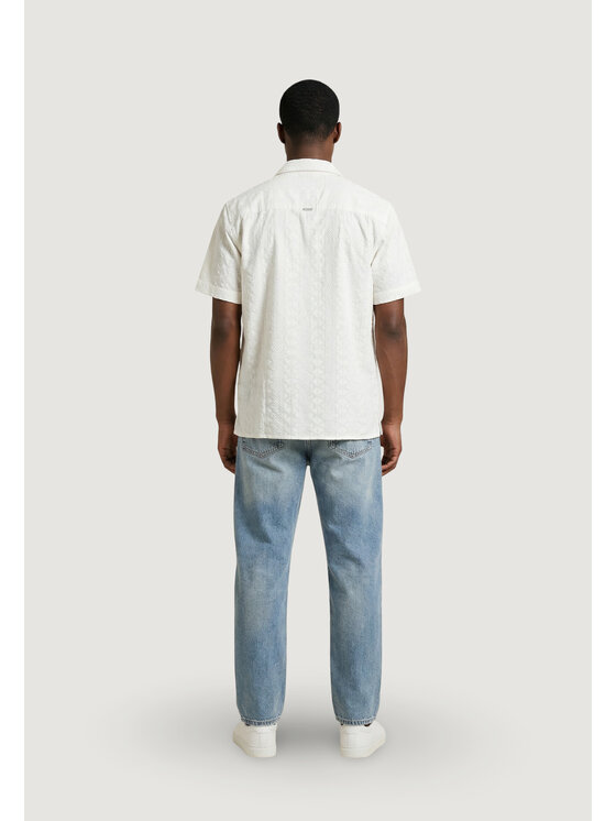 Antony Morato Antony Morato Πουκάμισο HONOLULU RELAXED STRAIGHT FIT Λευκό Relaxed Fit