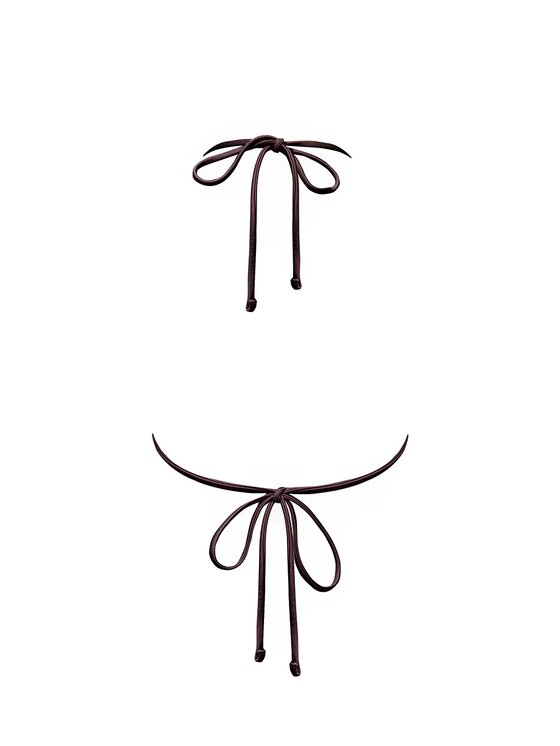 Love and Hate Love and Hate Bikini Fiji Samoa Marrone