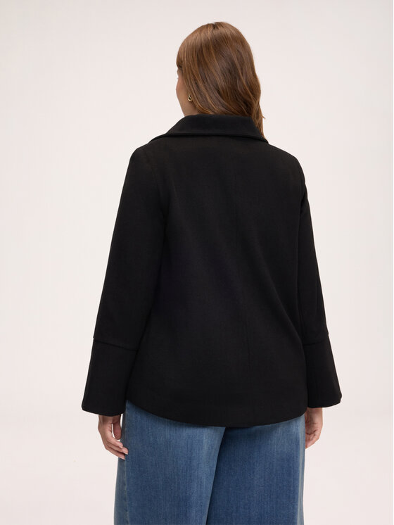 Fiorella Rubino Fiorella Rubino Cappotto invernale 8055T000403N033 Nero Baggy Fit