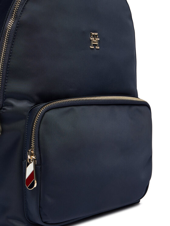 Tommy Hilfiger Tommy Hilfiger Plecak Poppy Th Backpack AW0AW15641 Granatowy