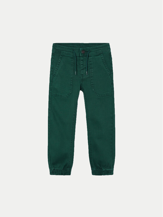 Mayoral Mayoral Pantaloni di tessuto 4536 Verde Regular Fit