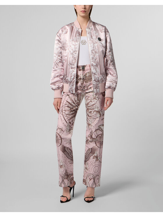 PHILIPP PLEIN PHILIPP PLEIN Jeansy 28979 Biały Straight Fit