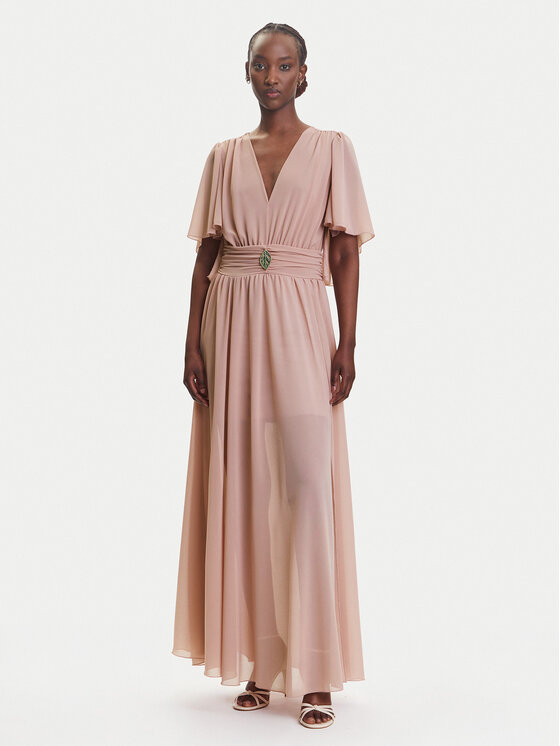 Fracomina Fracomina Abendkleid FQ25SD3011W41201 Rosa Regular Fit