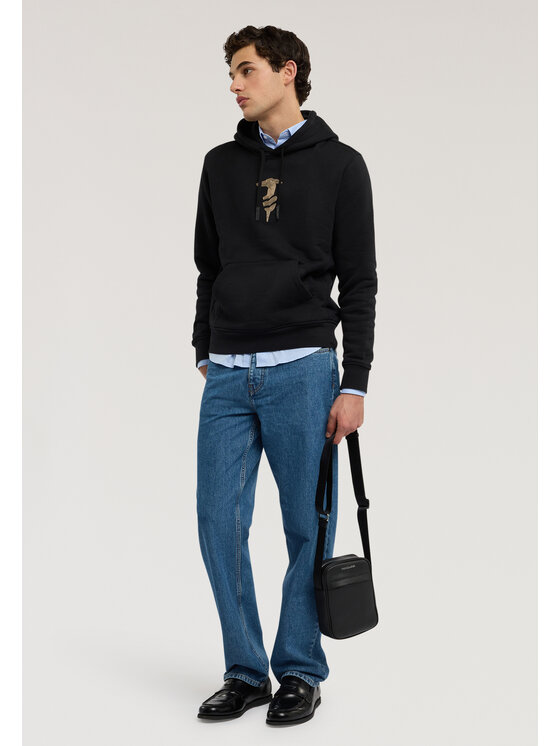 Trussardi Trussardi Kardigan G8228000120N033 Czarny Regular Fit