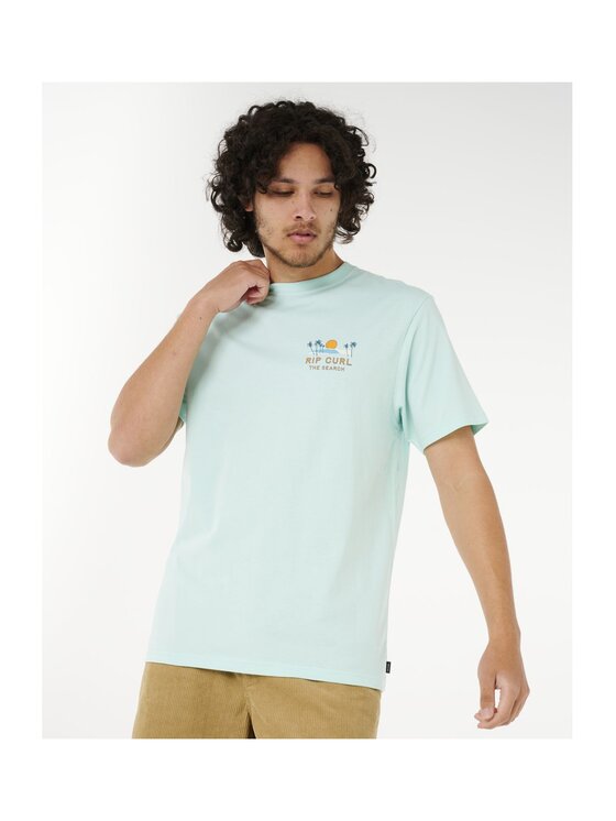 Rip Curl Rip Curl T-Shirt Aots - Cody Welsh Tee Niebieski Relaxed Fit