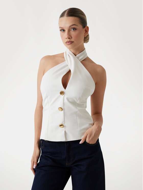 Marciano Guess Marciano Guess Top 177579 Beżowy Classic Fit
