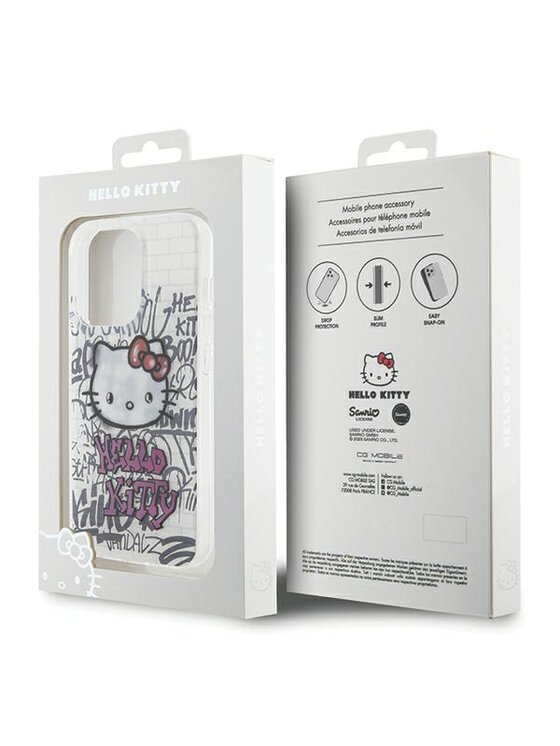 Hello Kitty Hello Kitty Etui na telefon iPhone 15 Pro Max Biały