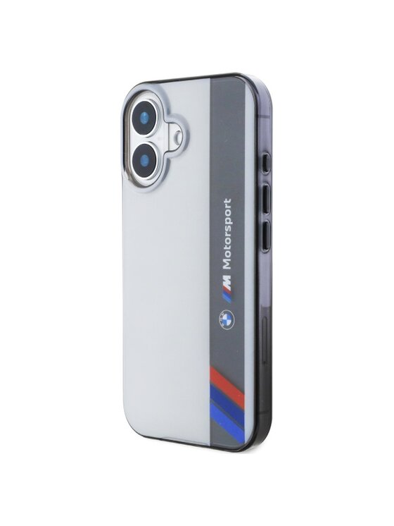 BMW Motorsport BMW Motorsport Etui na telefon iPhone 16 Plus Szary
