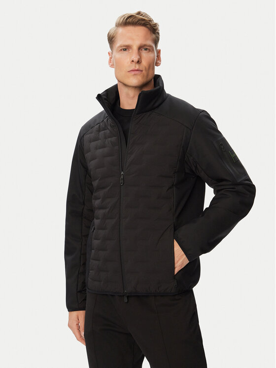 BOSS BOSS Пухено яке T-Down JT 2 50561388 Черен Regular Fit