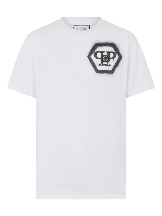 PHILIPP PLEIN PHILIPP PLEIN T-Shirt 29027 Biały Regular Fit