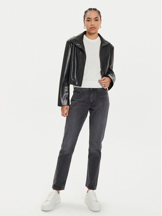 Lee Lee Farmer Rider 112341336 Fekete Slim Fit