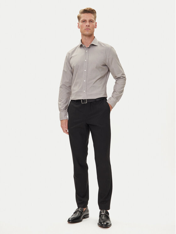 BOSS BOSS Koszula C-Hank 50545225 Beżowy Slim Fit