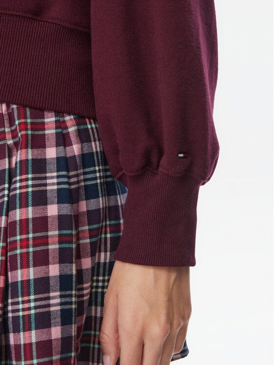 Tommy Jeans Tommy Jeans Pluus Arch DW0DW23455 Bordoopunane Oversize