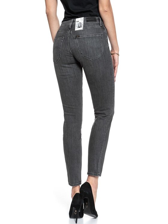 Lee Lee Jeansy ELLY Szary Slim Fit