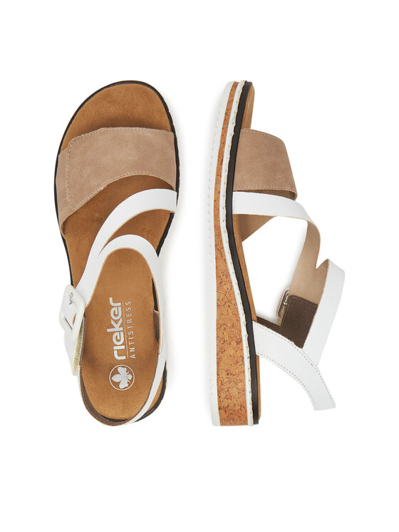 Rieker Rieker Sandale CEO-V3660-60 Alb