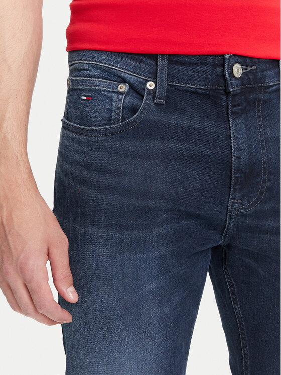 Tommy Jeans Tommy Jeans Jeansy Austin DM0DM21901 Granatowy Slim Fit