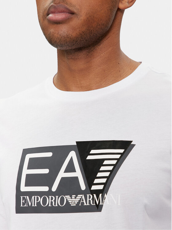 EA7 Emporio Armani EA7 Emporio Armani Tričko 3DPT81 PJM9Z 1100 Biela Regular Fit