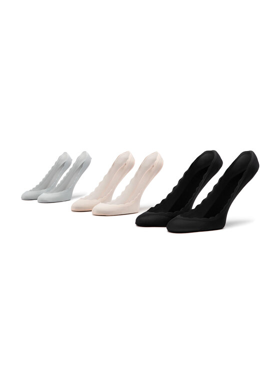 Jenny Fairy Jenny Fairy 3er-Set Damen Sneakersocken 4WB-007-SS23 Rosa