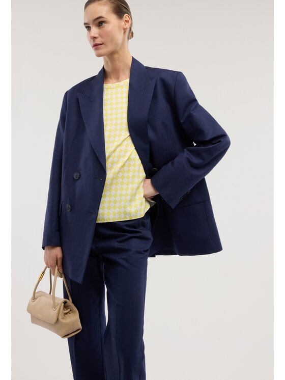 Trussardi Trussardi Top D000A000421N0LA Żółty Regular Fit