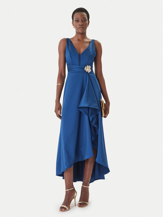 Rinascimento Rinascimento Coctailkleid CFC0127853003 Blau Slim Fit