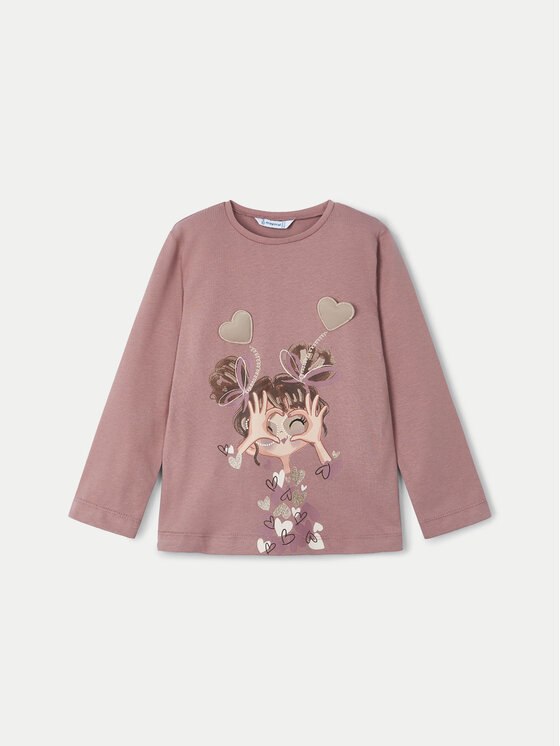Mayoral Mayoral Bluse 4073 Rosa Regular Fit
