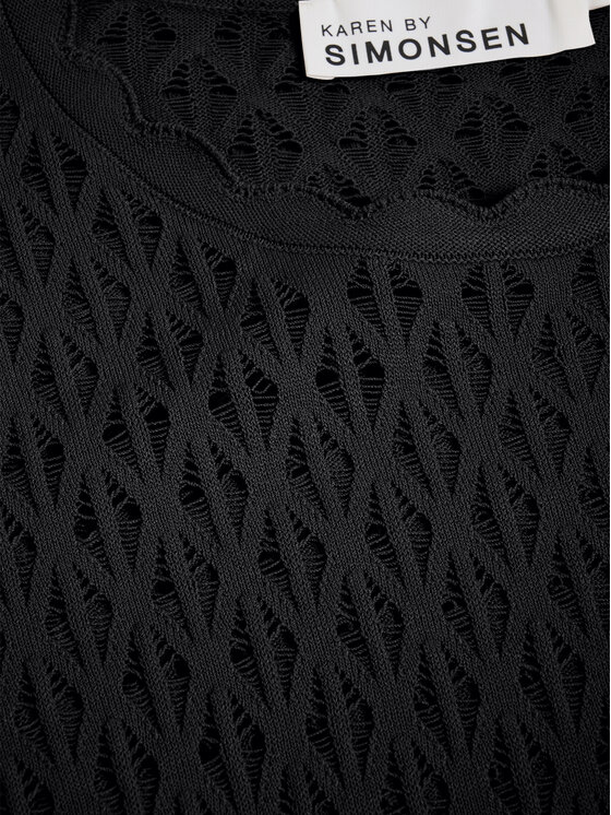 Karen by Simonsen Karen by Simonsen Pletena obleka Naomi10104858 Mornarsko modra Straight Fit