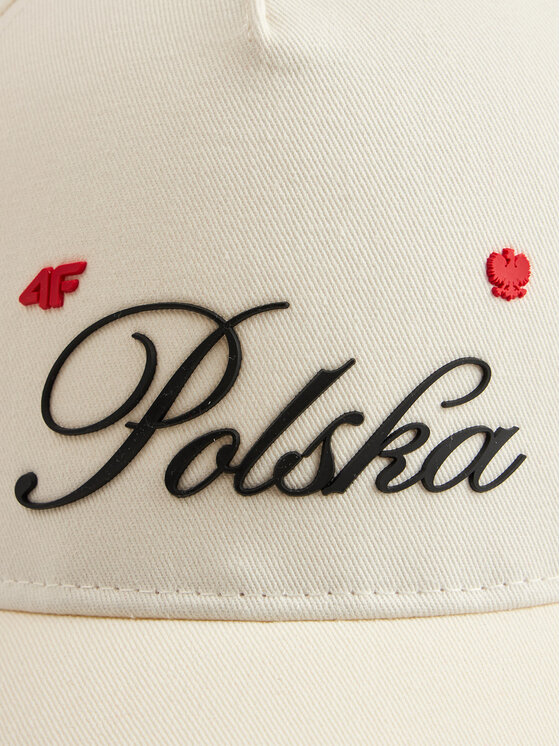 4F 4F Czapka z daszkiem STREFA KIBICA Biały