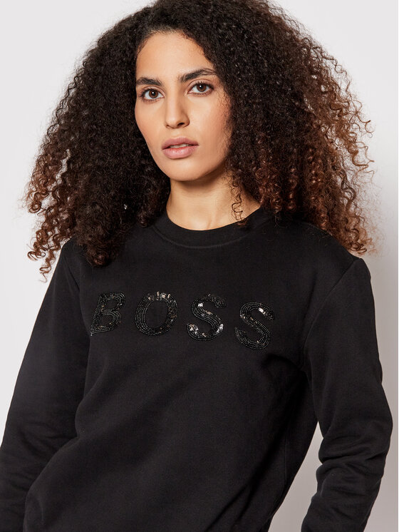 Felpa C_Elaboss_5 50464511 Nero Relaxed Fit