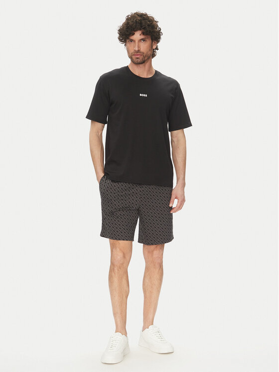 BOSS Pigiama Relax 50540613 Nero Regular Fit, taglia : S