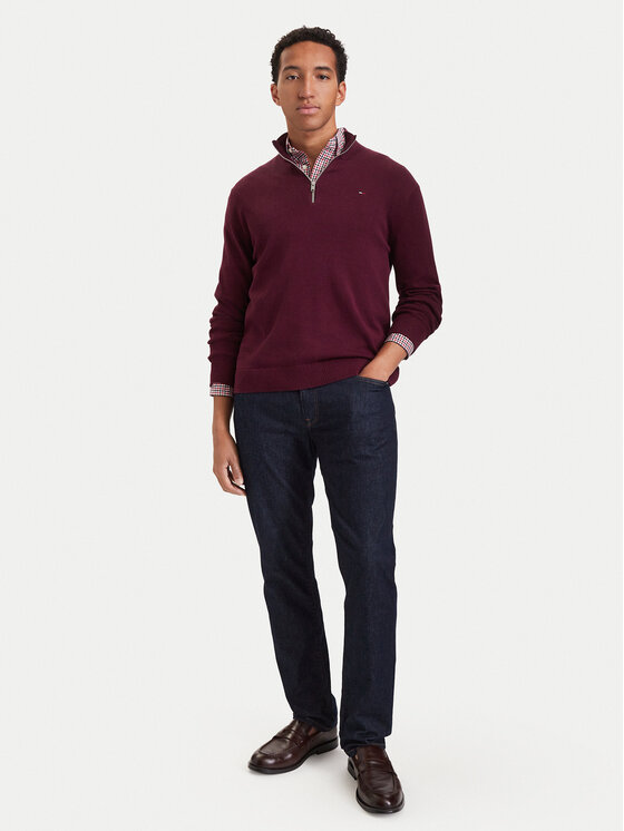 Tommy Jeans Tommy Jeans Džemper DM0DM21654 Ljubičasta Slim Fit