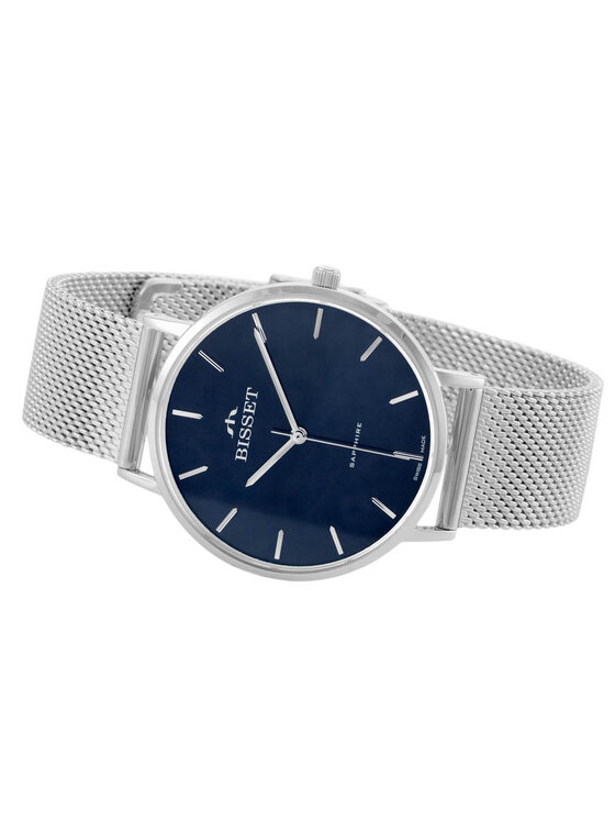 Bisset Bisset Zegarek BSBF33SIDX03BX Srebrny