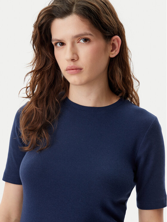 Gap Gap Marškinėliai 679172-02 Tamsiai mėlyna Stretch Fit