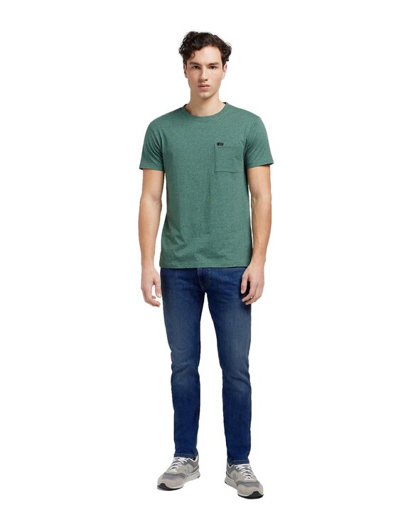 Lee Lee Jeansy 112360204 Niebieski Slim Fit