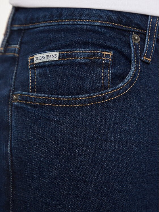 Guess Jeans Guess Jeans Jeansy M4YA0F D5DM3 Tmavomodrá Skinny Fit