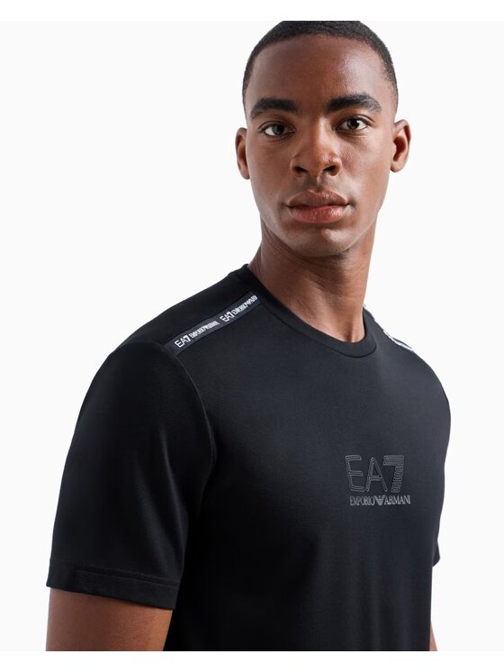 EA7 Emporio Armani EA7 Emporio Armani T-shirt 6DPT10 PJTMZ Nero Regular Fit
