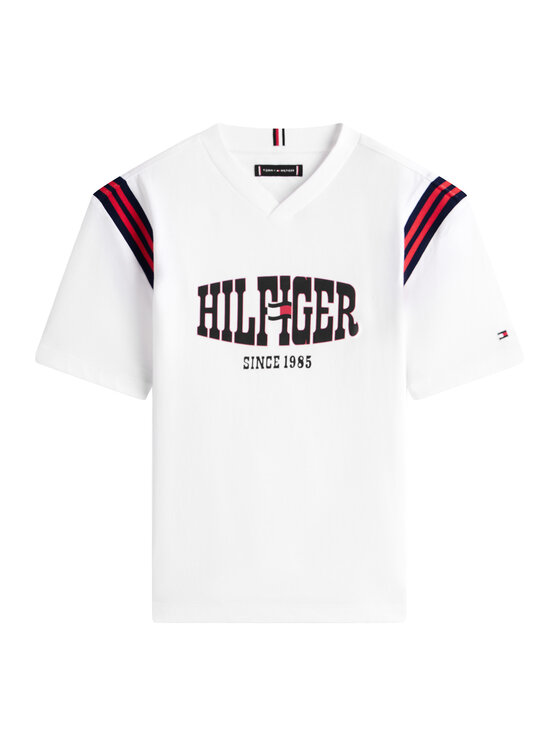 Tommy Hilfiger Tommy Hilfiger Tričko KB0KB10272 Biela Regular Fit