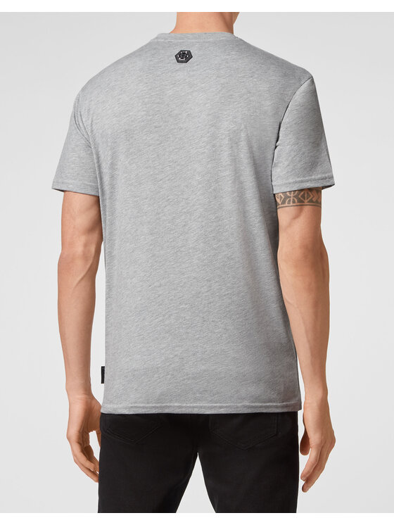 PHILIPP PLEIN PHILIPP PLEIN T-Shirt 3991 Šedá Regular Fit