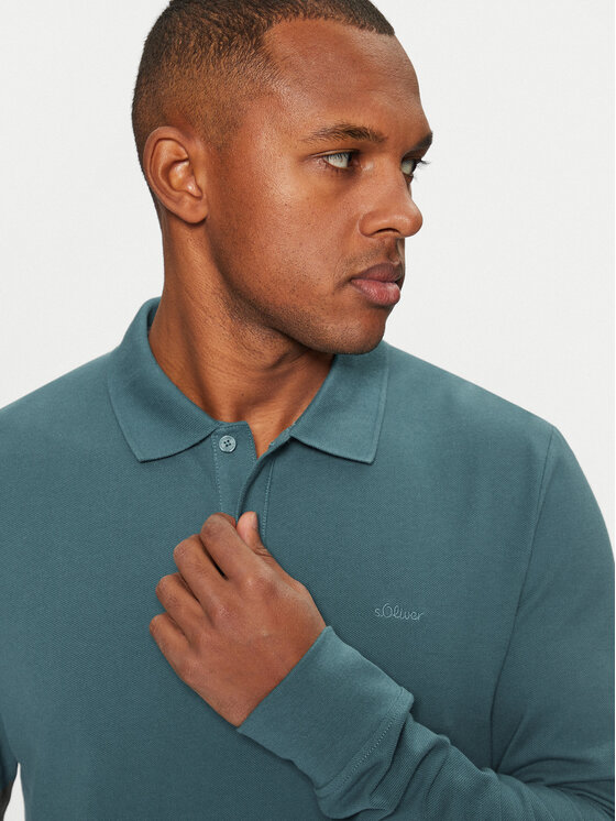 s.Oliver s.Oliver Polo marškinėliai 2153544 Žalia Regular Fit