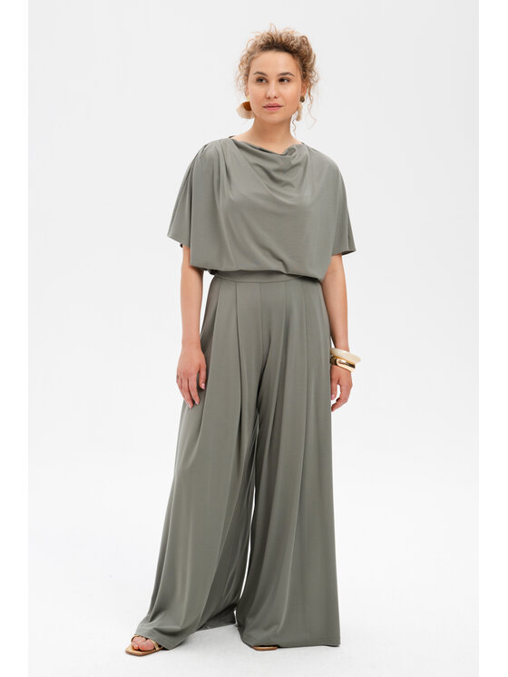 blue shadow blue shadow Bluzka Binni Khaki Regular Fit