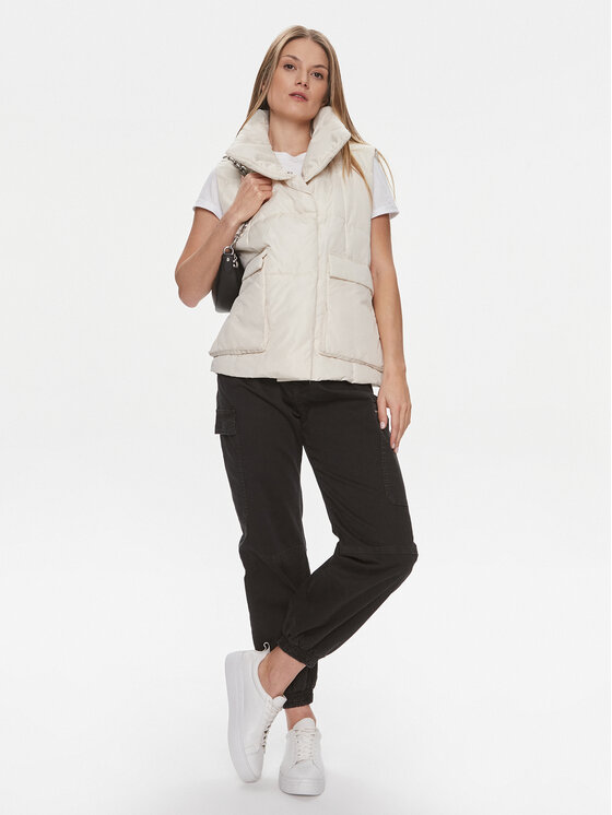 Vila Vila Bodywarmer Jade 14092205 Écru Regular Fit