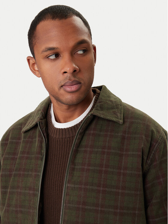 Element Element Μπουφάν μεταβατικό Corduroy Garage ELYJK00283 Χακί Relaxed Fit