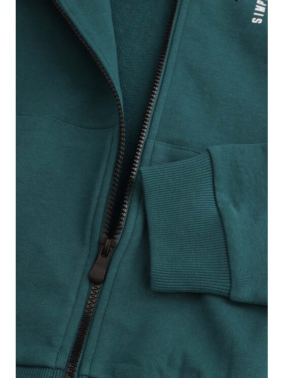 Coccodrillo Coccodrillo Mikina WC5132401VBB-011 Zelená Regular Fit