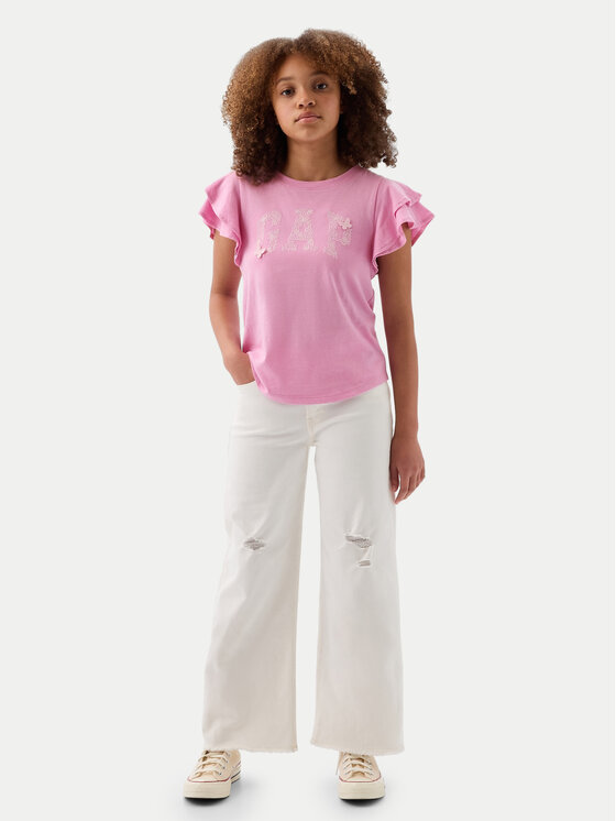 Gap Gap T-Shirt 883254 Różowy Regular Fit