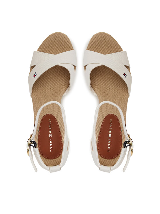 Tommy Hilfiger Tommy Hilfiger Sandaalid Flag High Wedge Espad Crisscross FW0FW08661 Ekrüüvärv